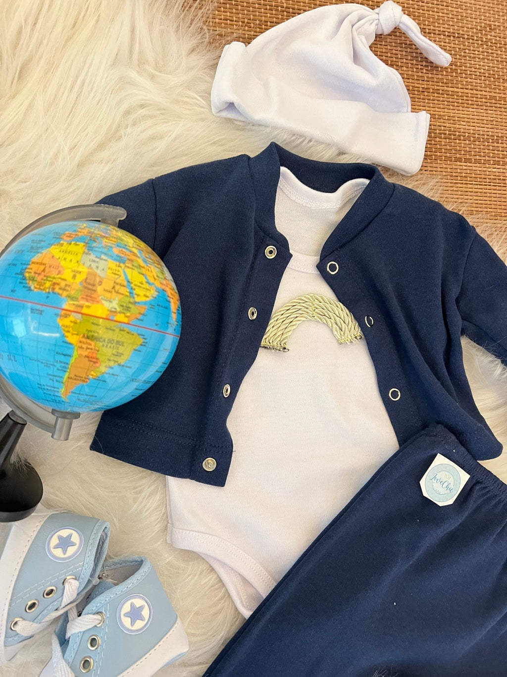 Kit estilosinho em fio egípcio hipoalergênico