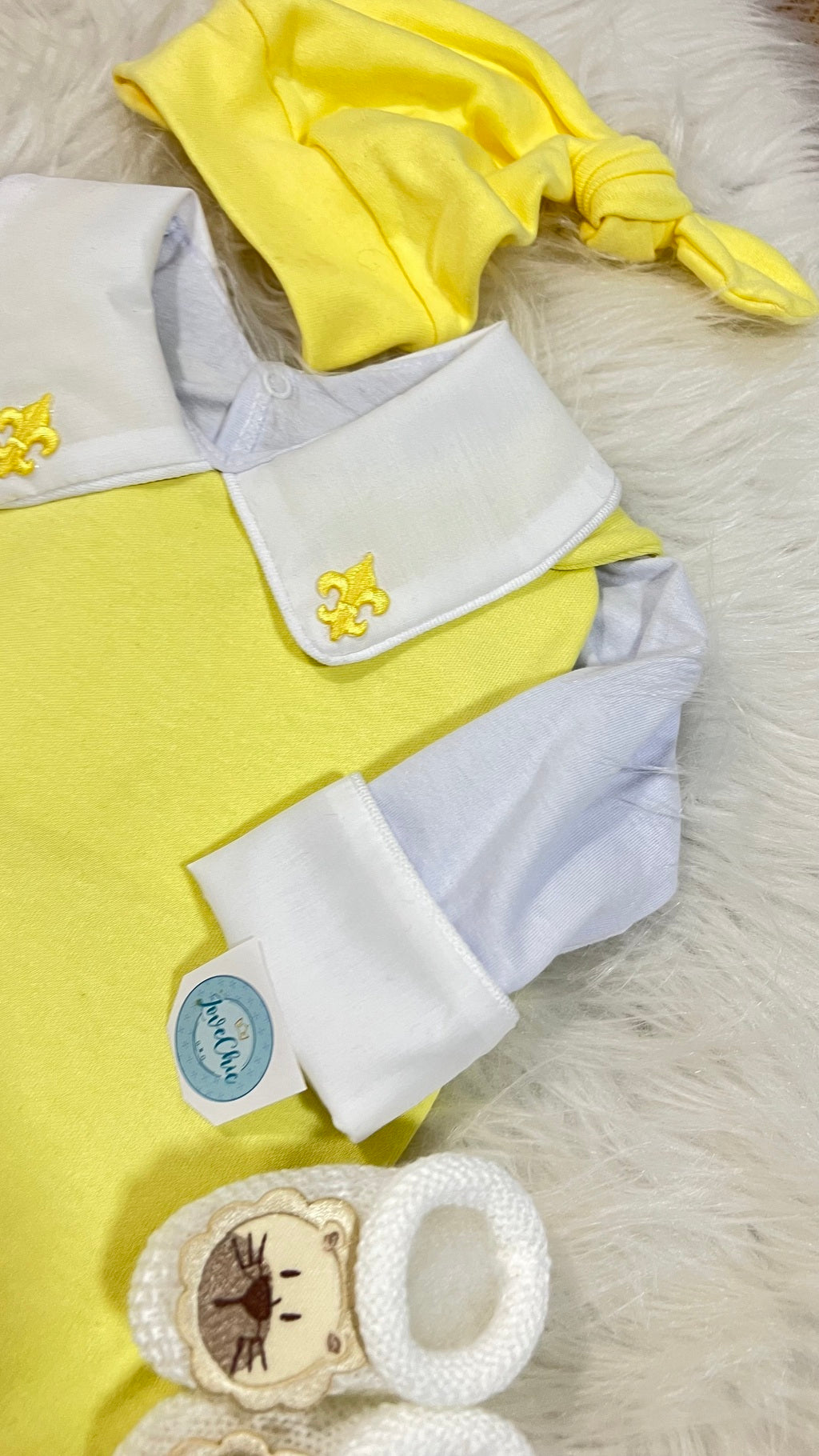 Salopete + Body em fio egípcio menino