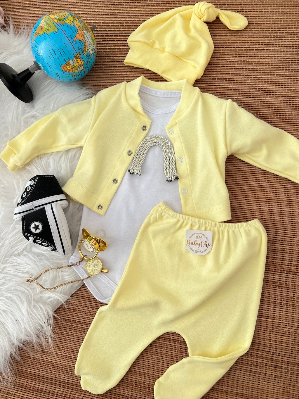 Kit estilosinho em fio egípcio hipoalergênico