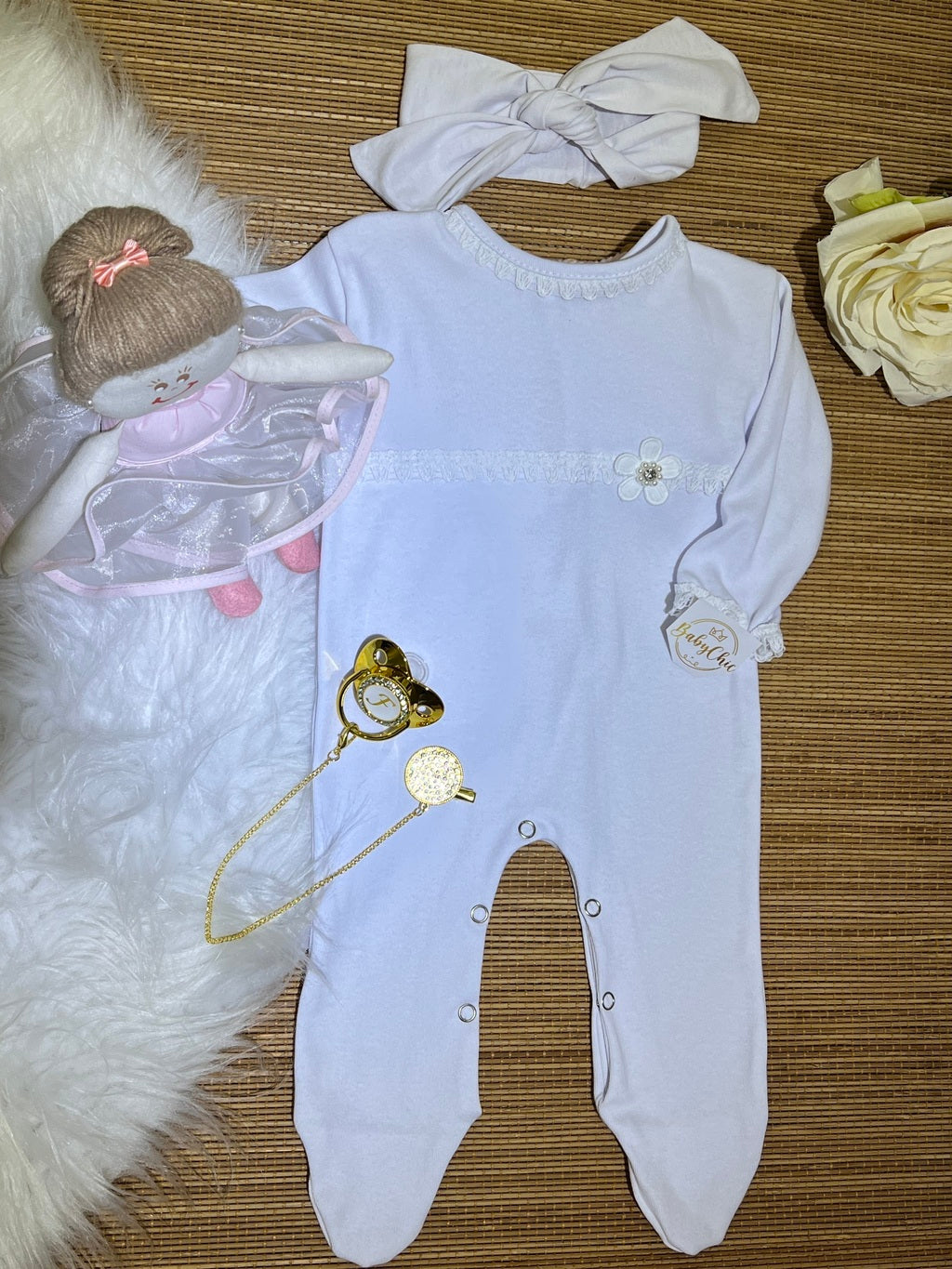 Macacão em fio Egípcio Luiza