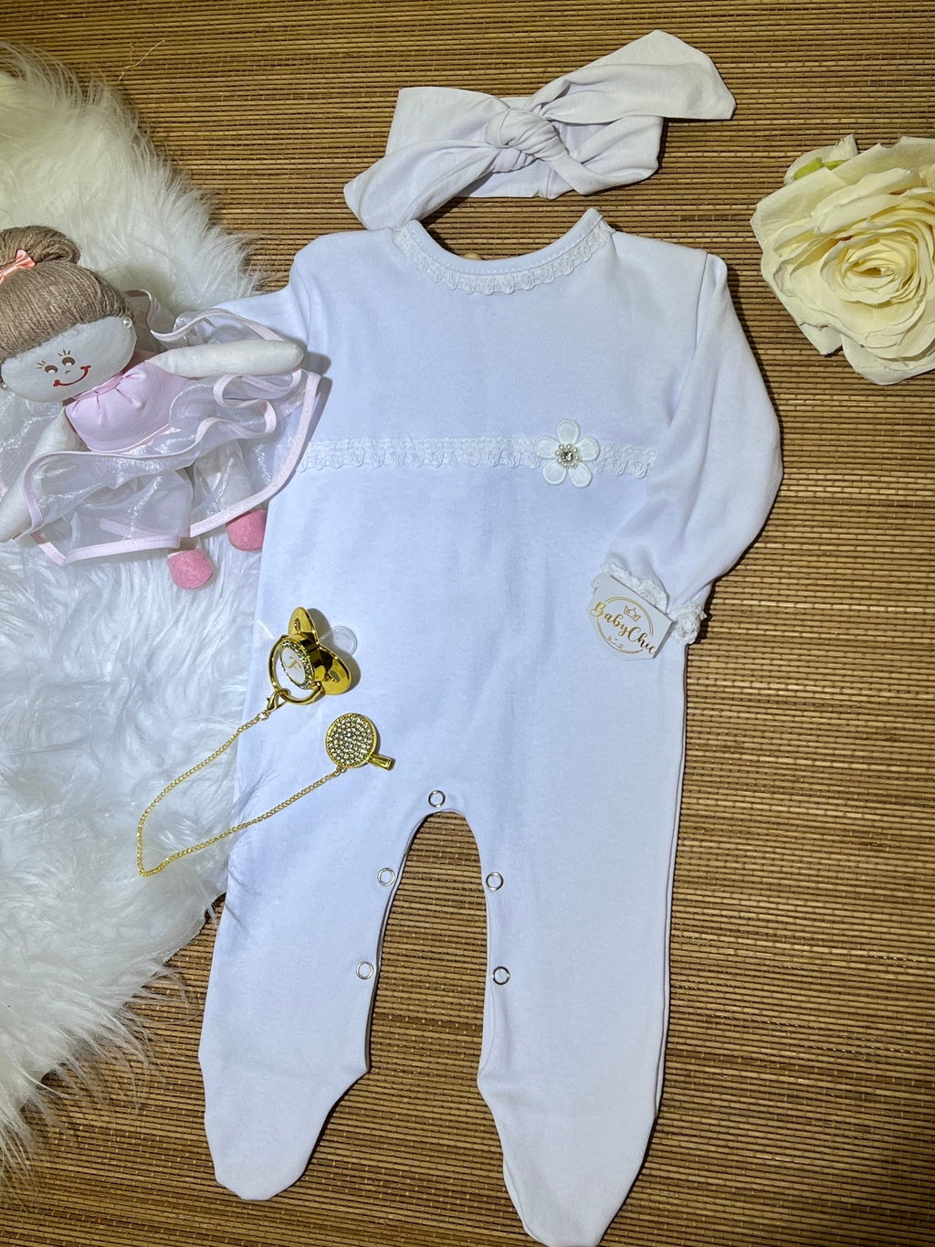 Macacão em fio Egípcio Luiza